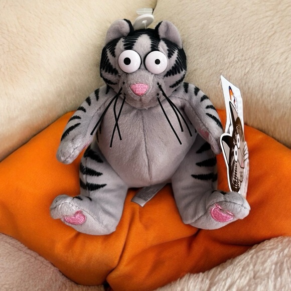 Kliban Cat Plush Baby Authentic Collectible Toy Christmas Ornament byCrazy Shirt - Picture 3 of 7